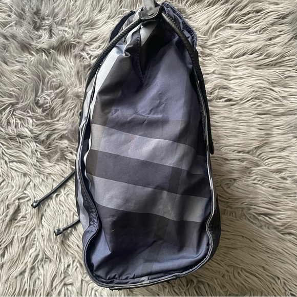BURBERRY buckleigh packable nylon check tote - Picture 7 of 16